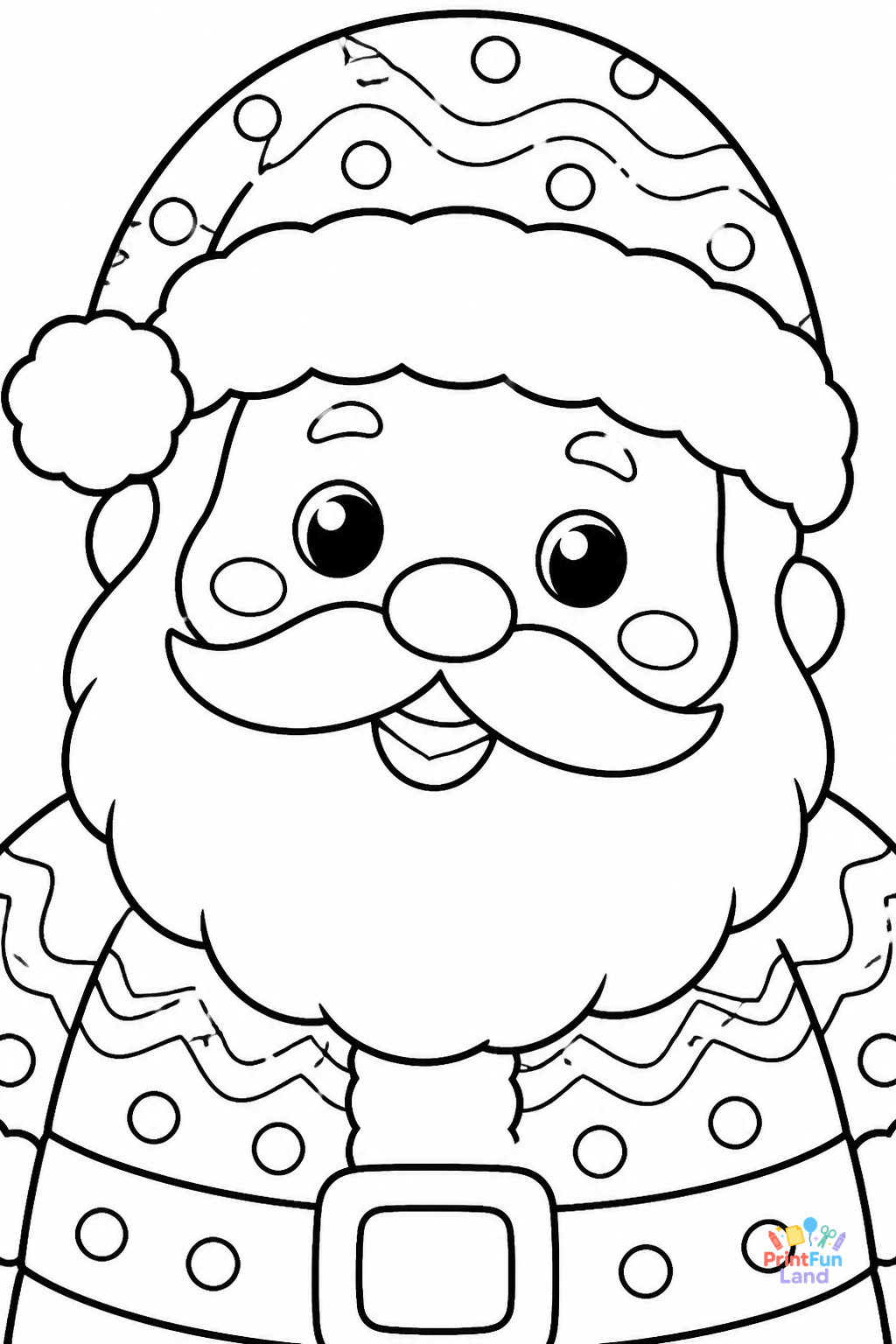Christmas Coloring Pages for Preschoolers printable page 6