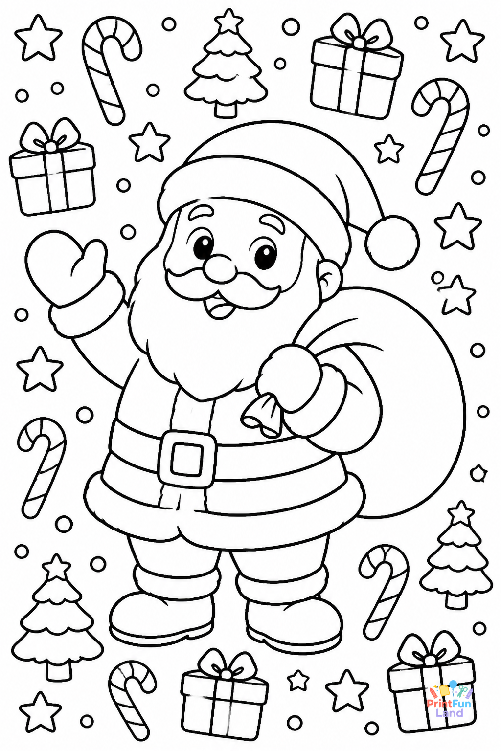 Christmas Coloring Pages for Preschoolers printable page 10