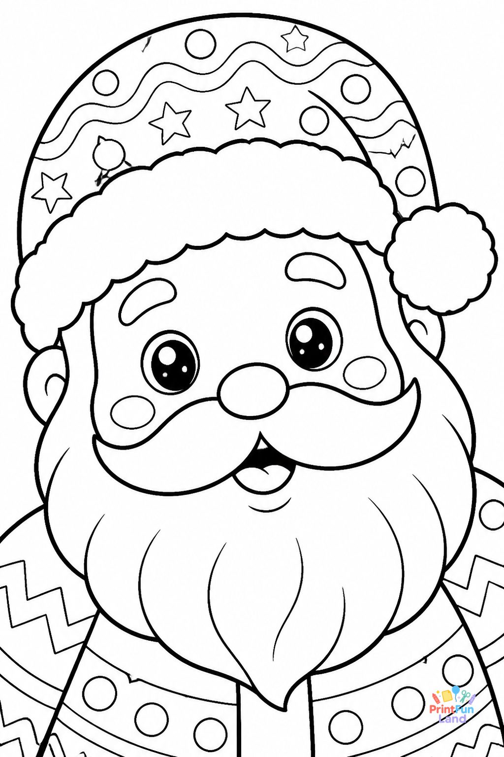 Christmas Coloring Pages for Preschoolers printable page 12
