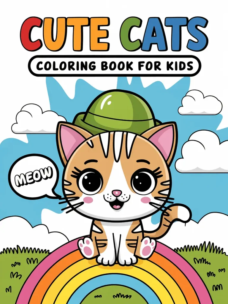 36 Easy Cat Coloring Pages (Free Printable Pack!)