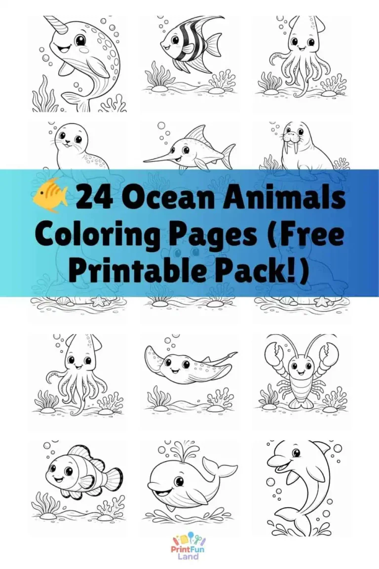 ocean animals coloring pages